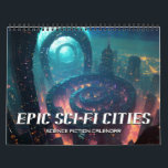 2025年Epic Sci-Fi Cities Science Fiction カレンダー<br><div class="desc">2025年Epic Sci-Fi Cities Science Fiction Calendar</div>