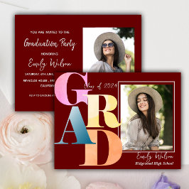 2025年GRAD 2枚フォトレッド研究者発表 ポストカード