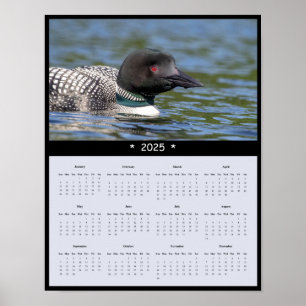 2025年Loon Wall Calendarポスター ポスター