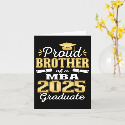 2025年Mクラス卒業生の自慢の兄、卒業生一家 カード (黄色い花)