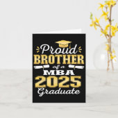 2025年Mクラス卒業生の自慢の兄、卒業生家族 カード (黄色い花)