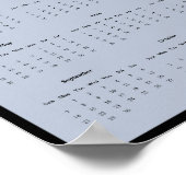 2025年Northern Harrier Hawk Wall Calendarポスター ポスター (角)
