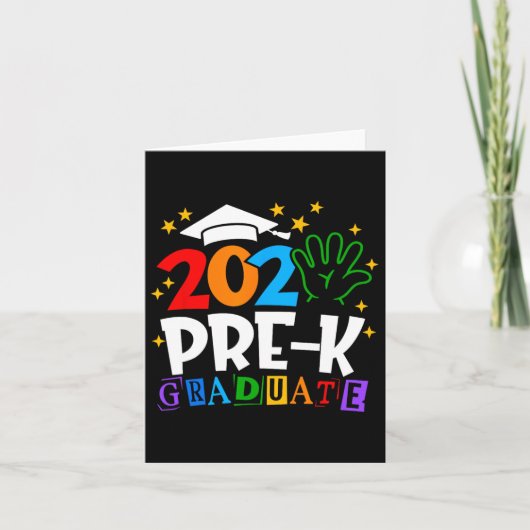 2025年Pre-k Graduate 2020年Preschool Graduation Cl カード (正面)