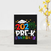 2025年Pre-k Graduate 2020年Preschool Graduation Cl カード (黄色い花)