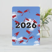 2025年Red Graduation Hats in Sky 招待状 (スタンド正面)