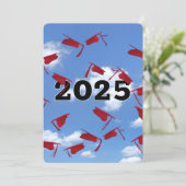 2025年Red Graduation Hats in Sky 招待状 (スタンド正面)