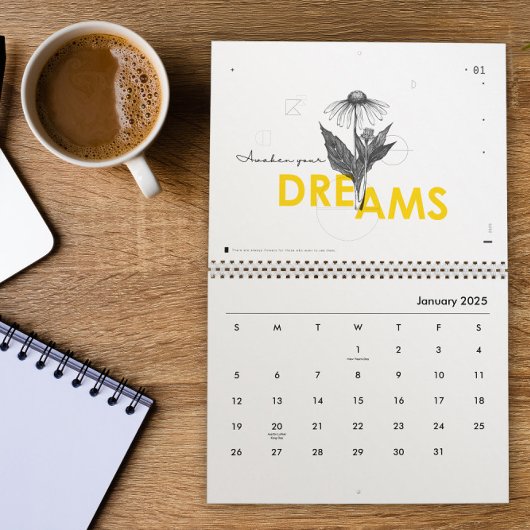 2025感動的フローラ予定表 カレンダー