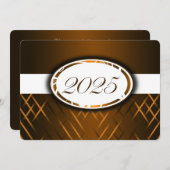 2025招待状のBrownクラスとWhiteクラス 招待状 (正面/裏面)