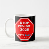 2025救年投票ストップ民主化計画 コーヒーマグカップ (左)