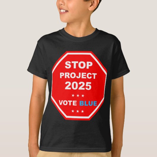 2025救年投票ストップ民主化計画 Tシャツ (正面)