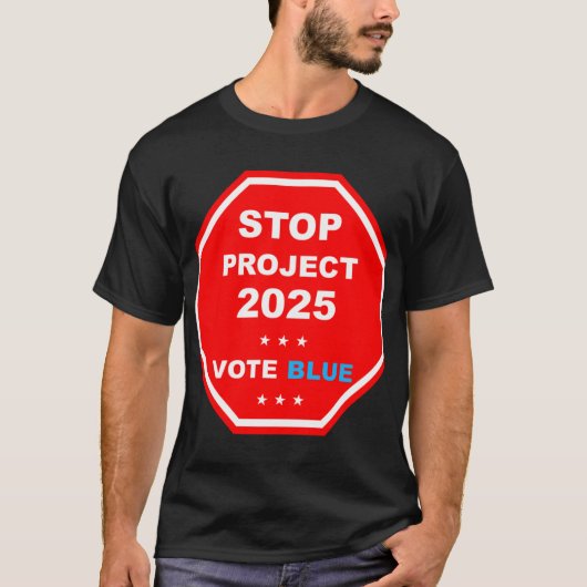 2025救年投票ストップ民主化計画 Tシャツ (正面)