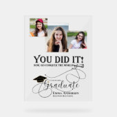 2025数々の年写真研究発表授業 アクリルサイン (正面)