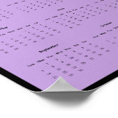 2025春の花ウォールカレンダーポスター ポスター (角)