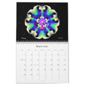 2025更新された〔占星術の〕十二宮図ジオメトリカレンダー カレンダー (3月 2026)