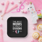 2025最高の年にモムが祖母に昇進 ペーパープレート (パーティー)