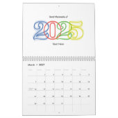 2025最高の年の瞬間はこちら カレンダー (3月 2027)