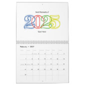 2025最高の年の瞬間はこちら カレンダー (2月 2027)