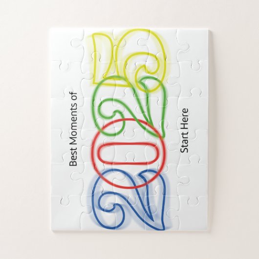 2025最高の年の瞬間はこちら ジグソーパズル (縦)