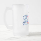 2025最高の年の瞬間はこちら フロストグラスビールジョッキ (左)