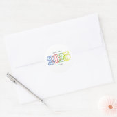 2025最高の年の瞬間はこちら ラウンドシール (封筒)