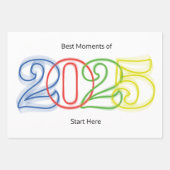 2025最高の年の瞬間はこちら ラッピングペーパーシート (正面3)