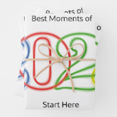 2025最高の年の瞬間はこちら ラッピングペーパーシート (インサイチュ)