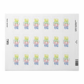 2025最高の年の瞬間はこちら ラベル (フルシート)