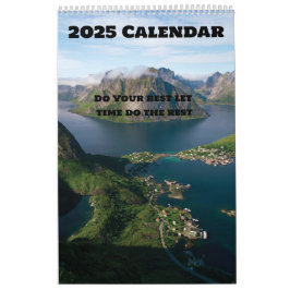 2025最高の年は時間を使って残りを行う カレンダー