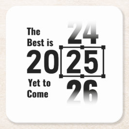 2025最高の年ま来で スクエアペーパーコースター