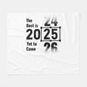 2025最高の年ま来で フリースブランケット (正面(横))