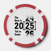 2025最高の年ま来で ポーカーチップ (裏面)