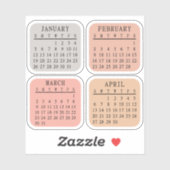 2025月の箇条書き日誌カレンダー舞城プランナー シール (シート)