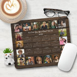 2025木材素朴複数写真コラージカレンダー マウスパッド<br><div class="desc">🌟2025 素朴 Wood Multiple Photo Collage Calendarマウスのパッドはシンプル、ミニマルな年間のカレンダーと18枚の写真を備えてお気に入りのいる。すべての色はカスタマイズ可能。祖父母素晴らし、父母、叔母、叔父、父母などへの贈り物!cedarandstring@gmail.comで連絡お問い合わせもしデザインまたはマッチング製品のサポートが必要です。</div>