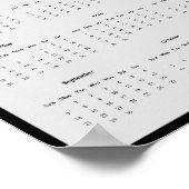 2025海賊ボートのウォールカレンダー ポスター (角)