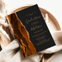 2025燃えたオレンジの瑪瑙の暗い卒業