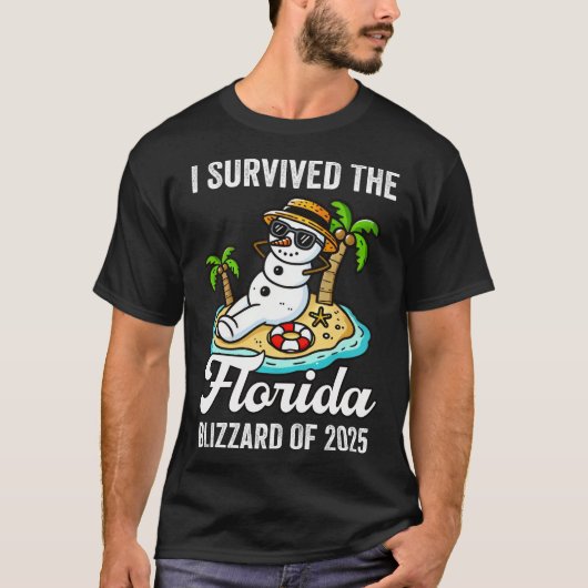 2025生き延び年のフロリダブリザード Tシャツ (正面)