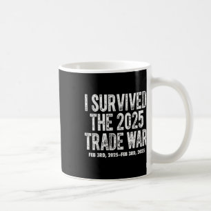2025生き延び年2月の貿易戦争ドナルド コーヒーマグカップ