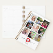 2025白色モダン独自のファミリをカスタム作成 プランナー手帳 (ディスプレー)