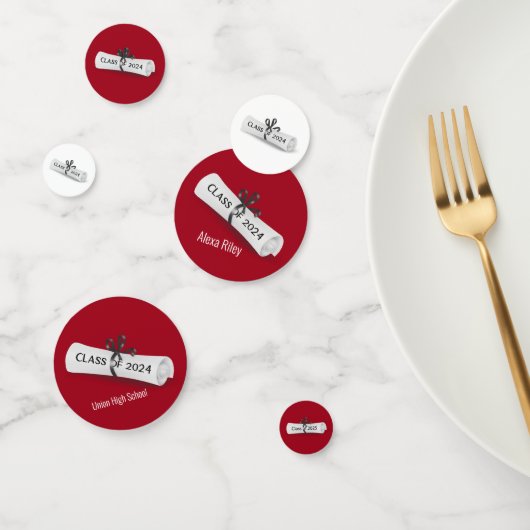 2025白赤の卒業証書 コンフェッティ (グループ)