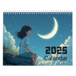 2025知恵感動的アニメーションウォールカレンダー カレンダー