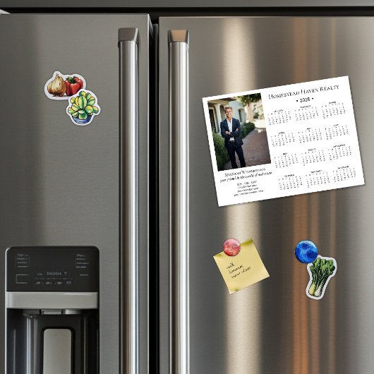 2025磁気企業の写真カレンダー – 白