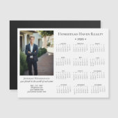 2025磁気企業の写真カレンダー – 白 (正面/裏面)