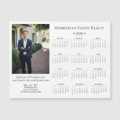 2025磁気企業の写真カレンダー – 白 (正面)