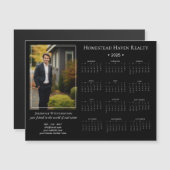 2025磁気企業の写真カレンダー – 黒 (正面/裏面)