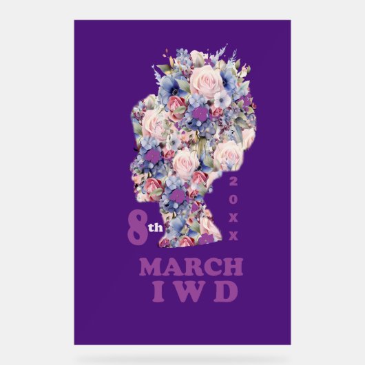 2025祝国際的年の女性の日 アクリルサイン (正面)