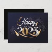 2025祝年初パーティーデザイン シーズンポストカード (正面/裏面)