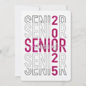 2025祝年卒業のクラス 招待状 (正面)