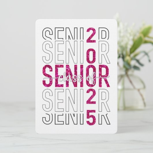 2025祝年卒業のクラス 招待状 (スタンド正面)