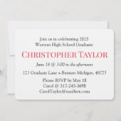 2025祝年卒業のクラス 招待状 (裏面)