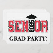 2025祝年卒業のクラス 招待状 (正面/裏面)